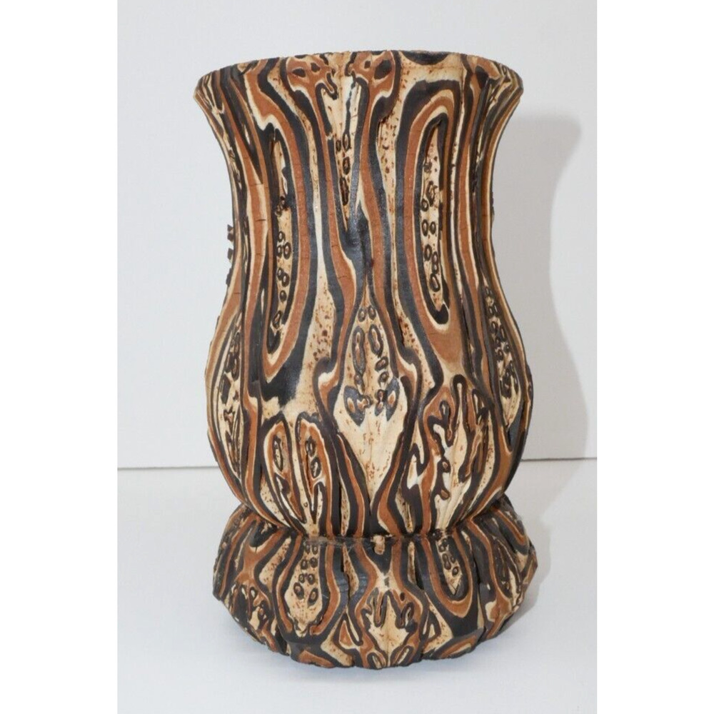 Ponga Wood New Zealand Fernwood 6" Small Vase Kiln Dried